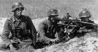 Войны (боевые действия) - Пулеметчики дивизии вермахта «Великая Германия»