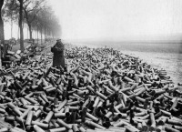 Войны (боевые действия) - Гильзы снарядов,выпущенных по германским позициям