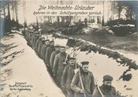 Войны (боевые действия) - Окопная война. Немецкие военнослужащие, 1914-1918
