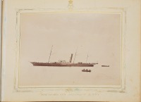 Корабли - Императорская паровая яхта «Александрия» в море.