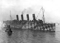 Корабли - Маскировочная окраска кораблей периода Первой Мировой войны.