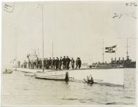 Корабли - Немецкая подводная лодка U-53 в Ньюпорте, 1914-1918