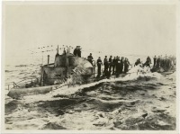 Корабли - Немецкая подводная лодка U-58, взятая в плен, 1914-1918