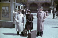Гданьск - Гданськ.  Біля вокзалу  в 1943 р.
