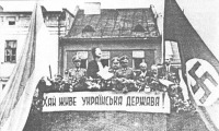 Перемышль - Перемышль, площадь Рынок. Митинг 7 июля 1941 г.