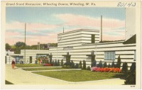 Штат Западная Виргиния - Здание ресторана загородного клуба Уилинг Даун