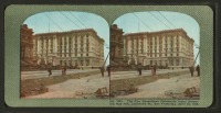 Сан-Франциско - Землетрясение 1906. Калифорния стрит. Отель Фермонт