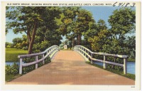 Штат Массачусетс - Старый Северный мост, Конкорд, Массачусетс