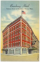 Бостон - Бостон. Отель Бродвей,  1930-1945