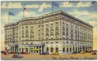 Бостон - Бостон. Отель Копли Плаза, 1930-1945