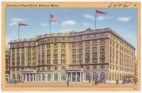 Бостон - Бостон. Отель Шератон Плаза, 1930-1945