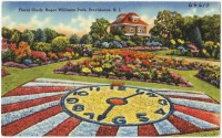 Провиденс - Цветочные часы в Парке Роджер Уильямс