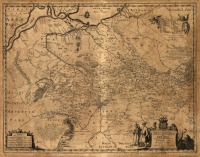 Карты стран, городов - Генеральная карта Украины по описаниям де Боплана,