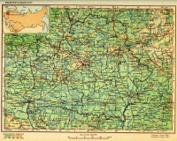 Карты стран, городов - Карта Белорусской ССР - 1958-1960 год