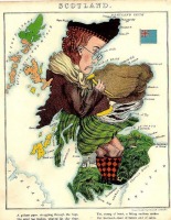 Карты стран, городов - Карты игральные учебные.  Шотландия.