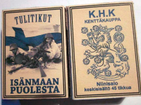 Этикетки, обертки, фантики, вкладыши - Финнские трофейные спички 1940-1943 годов
