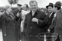 Рязань - Гагарин с семьей в Рязани.