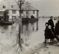 Рязань - Рязань. Разлив в районе улицы Затинной 1970-го года.