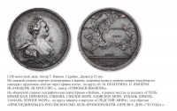 Медали, ордена, значки - Настольная медаль «В память присоединения Крыма и Тамани к России» (1783 год)