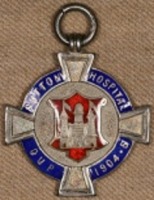 Медали, ордена, значки - Именной Жетон Саттонского Госпиталя 1904-1905 гг