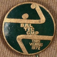 Медали, ордена, значки - Кубок Балтики по гандболу Вильнюс 1972