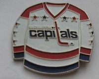 Медали, ордена, значки - Знак ХОККЕЙ-НХЛ-КАНАДА-КЛУБ=ВАШИНГТОН КЭПИТАЛЗ
