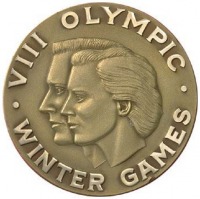 Медали, ордена, значки - Олимпийские наградные медали. VIII Олимпийские зимние игры 1960 года в Скво-Вэлли (США) 18 – 28 февраля