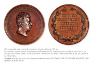 Медали, ордена, значки - Медаль «В честь генерал-майора Н.М.Пржевальского»
