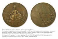 Медали, ордена, значки - Медаль «В память 50-летия Московского городского кредитного общества»