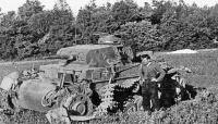Военная техника - Один из 135 средних танков Pz.III, подбитых в ходе Французской кампании. Май 1940 года