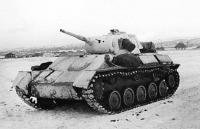 Военная техника - Легкий танк Т-70М преследует отступающего врага. Юго-Западный фронт, декабрь 1942 года