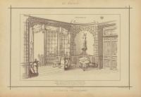 Предметы быта - Дизайн интерьера. Франция, 1800-1899. Прихожие, вестибюли