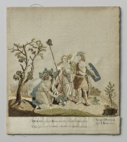Предметы быта - Вышитая картина Свобода и Процветание, 1784-1806