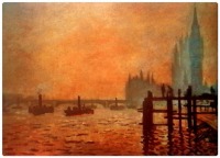 Картины - Темза. Лондонский парламент. Фрагмент