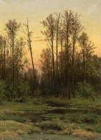 Картины - Иван Шишкин Лес весной  [1884]