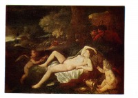 Картины - Никола Пуссен. Спящая Венера.