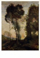 Картины - Камиль Коро ( 1796 - 1875 ). Вечер.