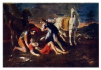 Картины - Никола Пуссен ( 1594 - 1665 ). Танкред и Эрминия.