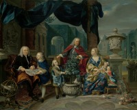 Картины - Портрет Давида Ван Моллема и Якоба Сидервельта с семьёй