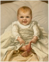 Картины - Сидящий младенец