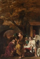 Картины - Авраам принимает трёх ангелов