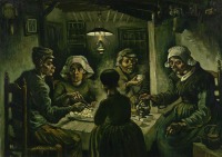 Картины - Национальный музей Винсента Ван Гога. Амстердам. Едоки картофеля. 1885