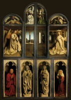 Картины - Гентский Алтарь. Внешняя часть, 1430-1432