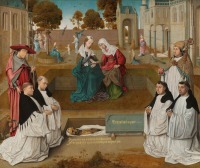 Картины - Мастер Ван Spes Nostra. Погребение, 1500