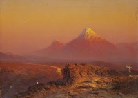 Картины - Гора Арарат на закате