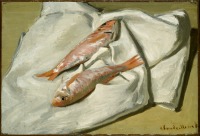 Картины - Клод Моне. Натюрморт с кефалью