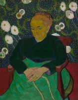 Картины - Винсент Ван Гог. Мадам Рулен у колыбели