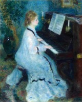 Картины - Женщина за роялем
