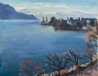 Картины - Брюнес на Женевском озере в Монтрё