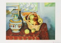 Картины - Поль Сезан. Натюрморт с яблоками
